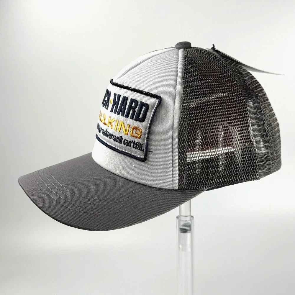 Funny Trucker Hat Spirit Halloween Rock Hard Caulking Cap NWT‎